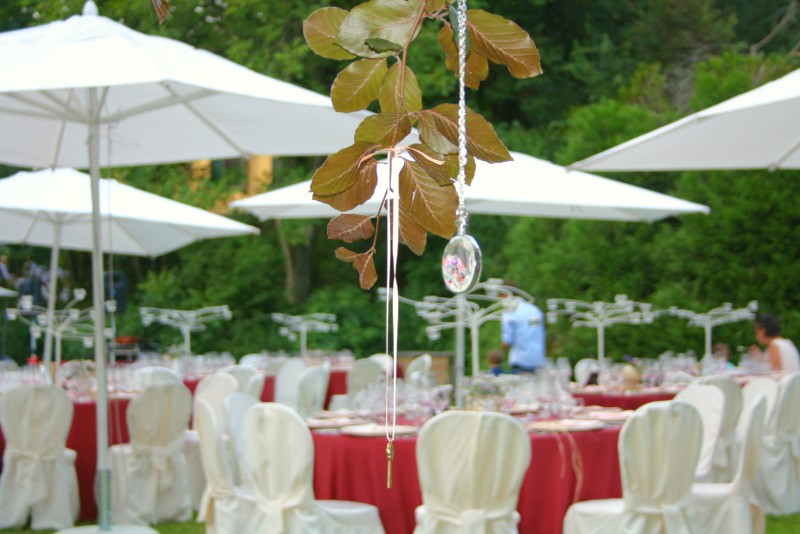 Cena in giardino a Villa Teodolinda